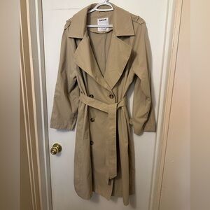 Garage Women's Classic Beige Trench Coat